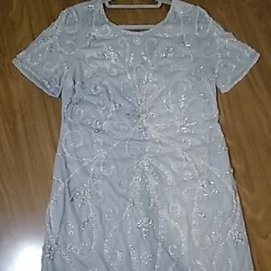 Pisarro Night Beaded Evening Dress Sz 12